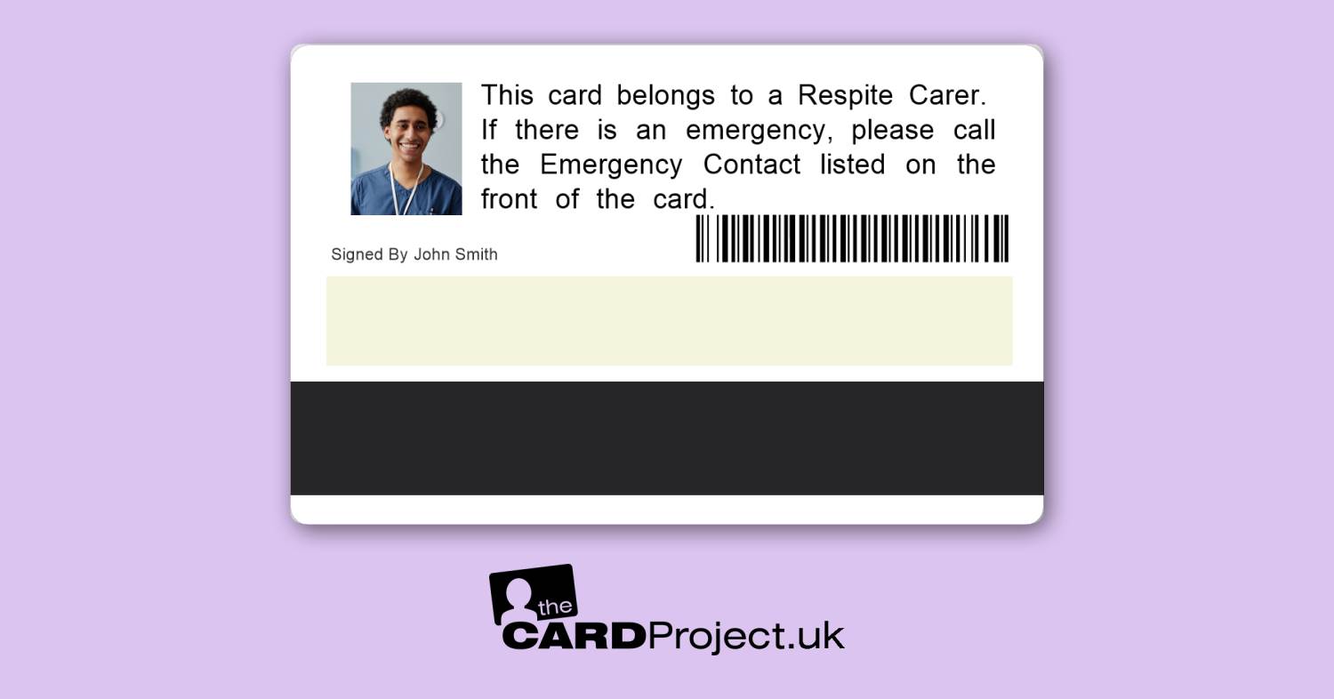Respite Carer ID Card Premium (REAR)